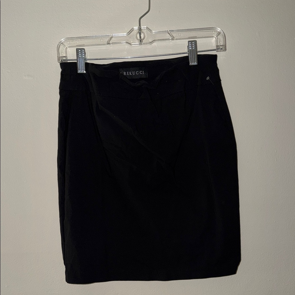Rekucci Women's Black Pencil Skirt